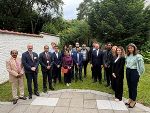 Zu Gast im Steiermark-Büro Brüssel: Teilnehmerinnen und Teilnehmer der „EU-India Leaders Conference 2026“ des Europe Centre for Business & Industry. © Steiermark-Büro Brüssel.